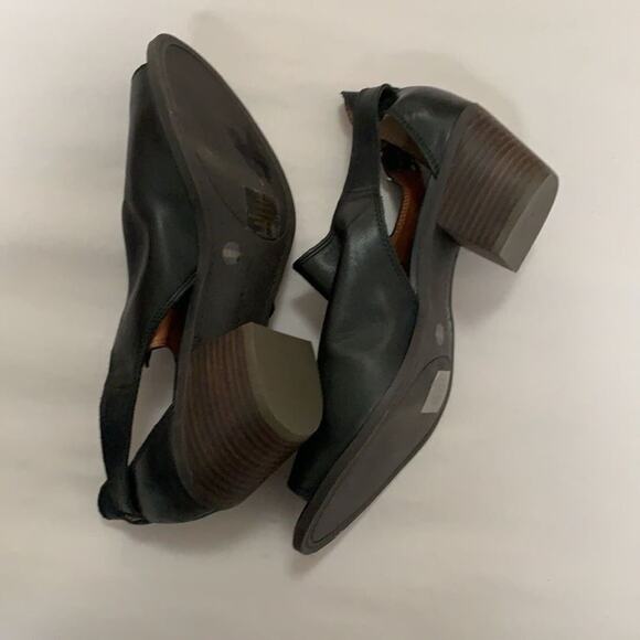 LUCKY BRAND LEATHER OPEN‎ TOE  SANDALS SZ 9 1/2 - Picture 3 of 6